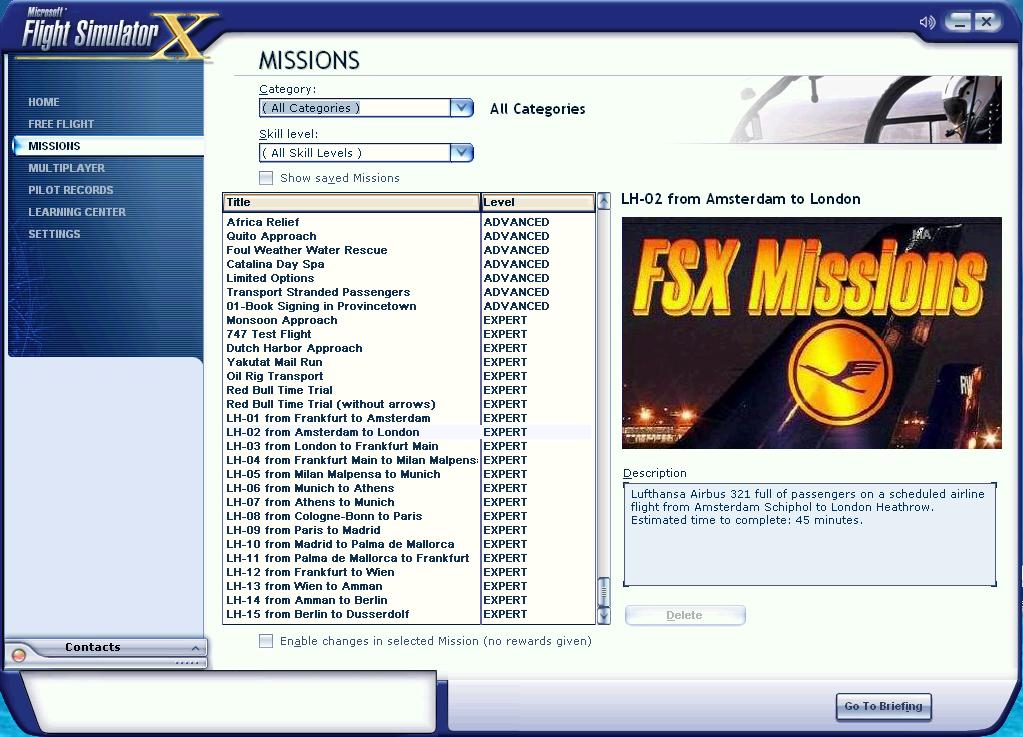 Fsx missions download airline pilot